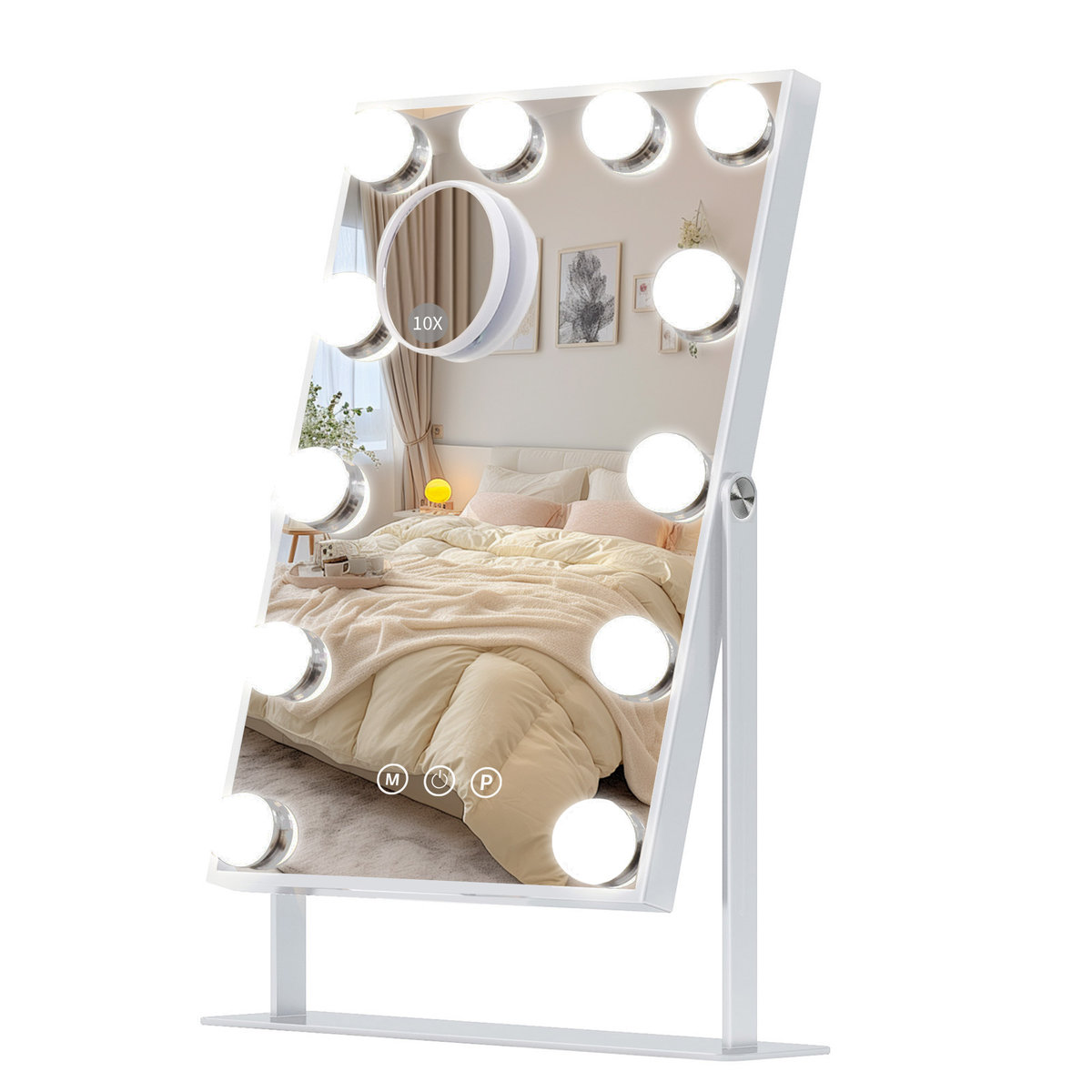 Lusterko do makijażu LED Hollywood 300 x 410 mm