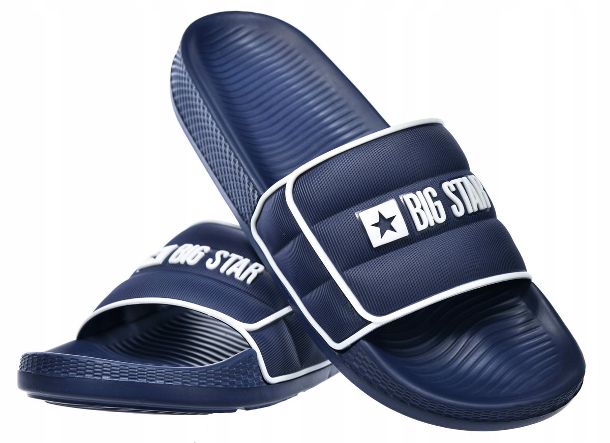 Męskie klapki sportowe Big Star RR174A045 granatowy 44