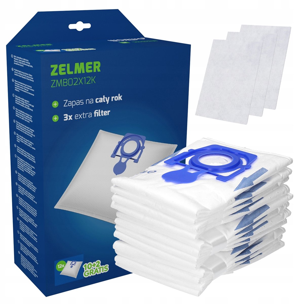 12x WORKI ODKURZACZA ZELMER ODYSSEY METEOR 2 ELF 2