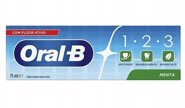 Oral-B 1-2-3 pasta do mycia zębów miętowa - 75ml