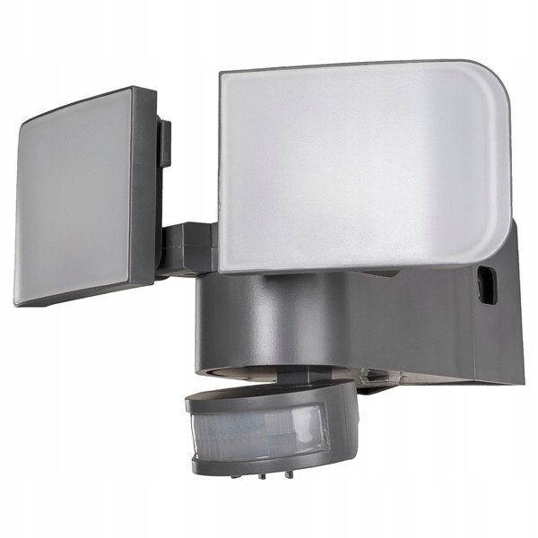 Lampa, Reflektor zewnętrzny LED czujnik ruchu LightWay 872-B-G antracyt