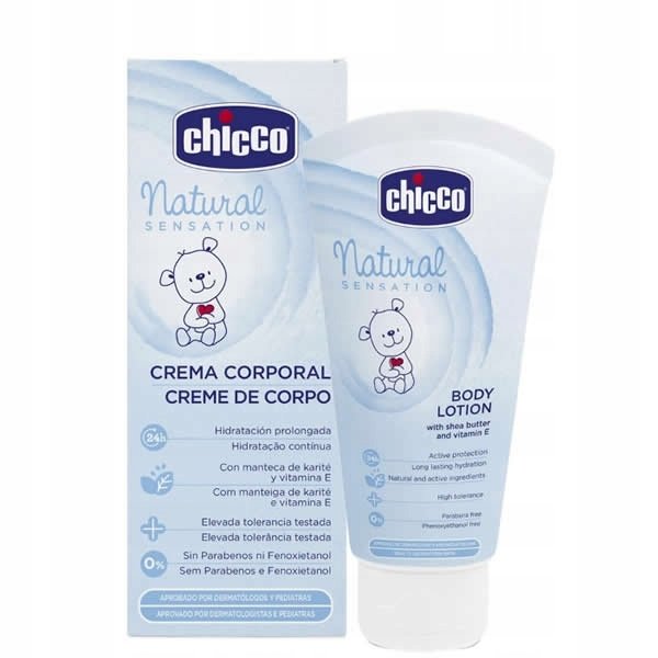 Chicco Natural Sensation Baby krem do ciała dla dzieci 150 ml - duże opakow
