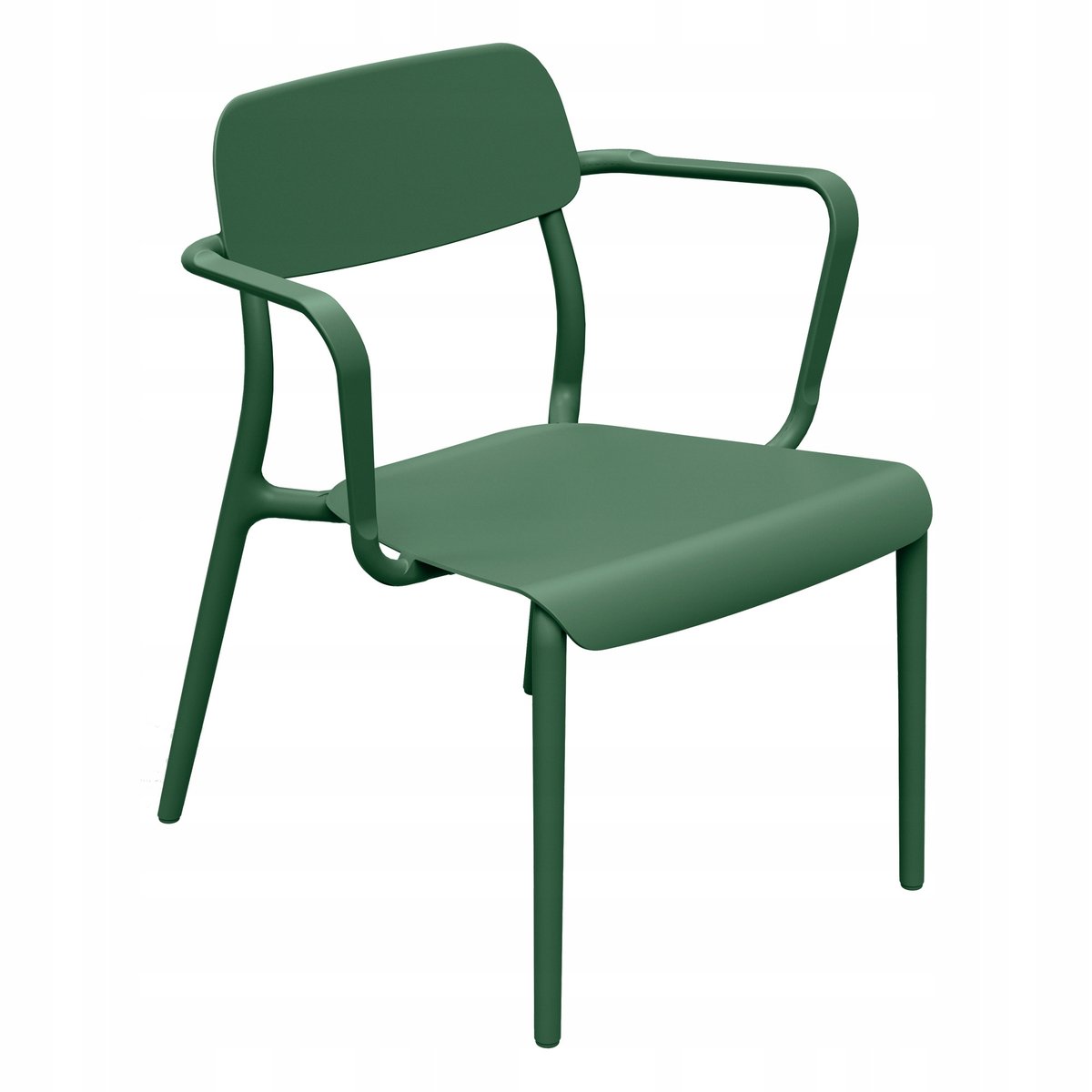 344127 Fotel krzesło ogrodowe zielone Rimo Pine FERNE