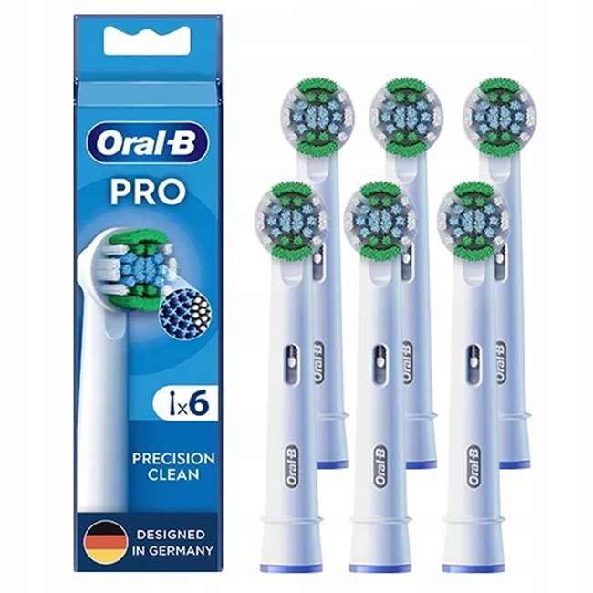 6x Końcówka do szczoteczki ORAL-B EB20RX Precision Clean PRO