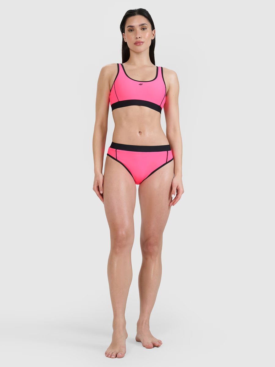 4F Dół od bikini damski 4FWSS25UBKBF078-55N Fioletowy Roz. L