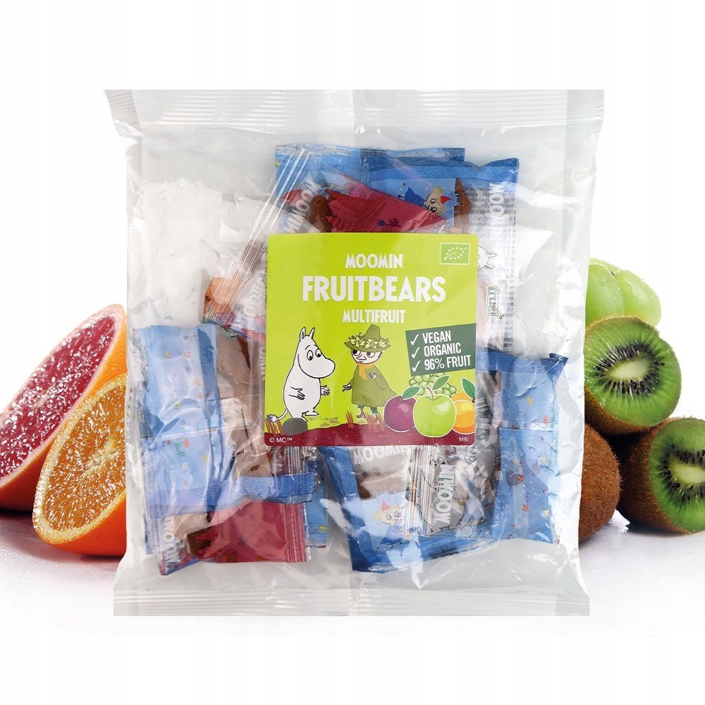 Owocowe Żelki BIO 80g, Moomin, Muminki