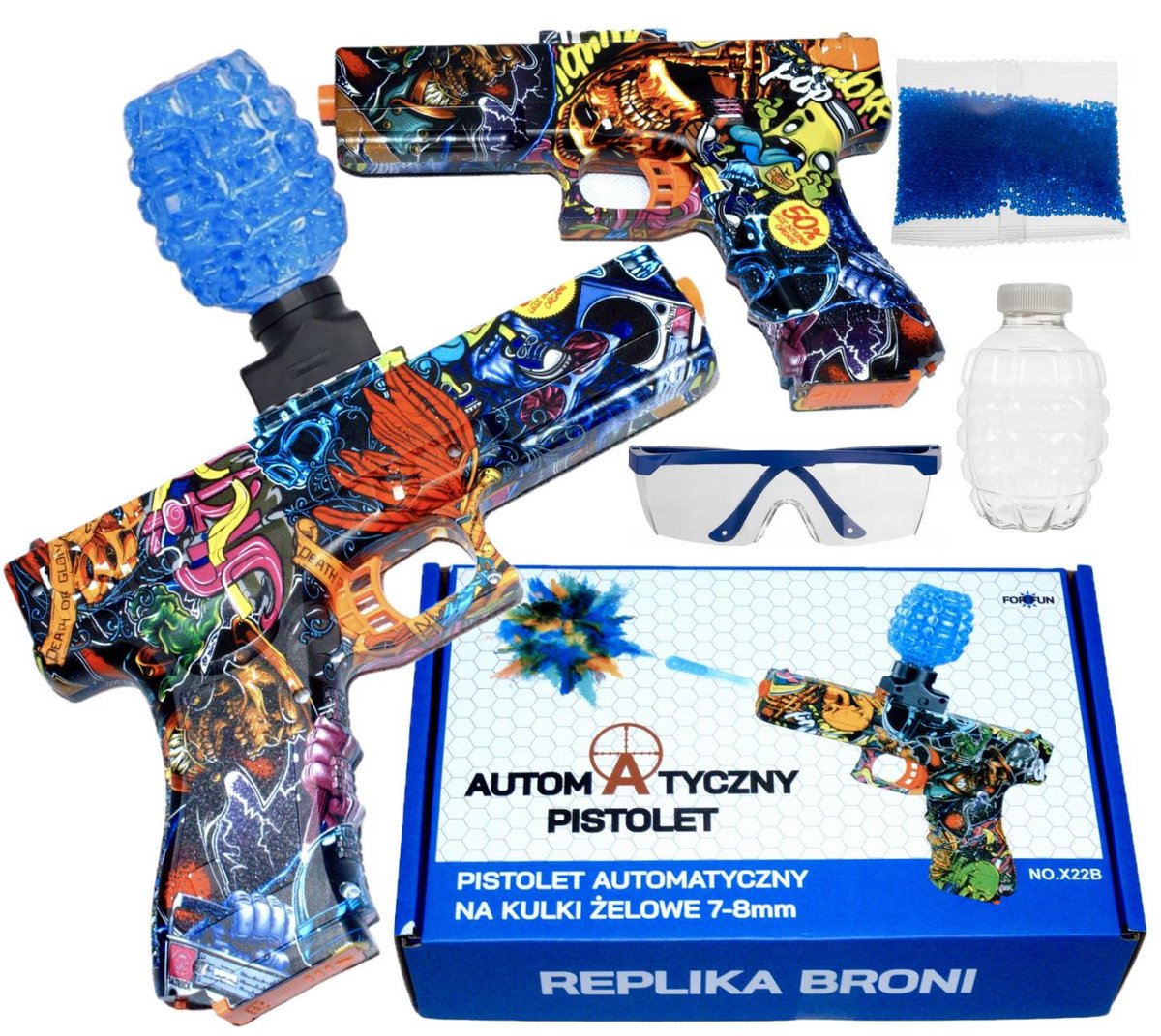 Pistolet na Kulki ŻELOWE Pistolety Karabiny ŻEL Karabin