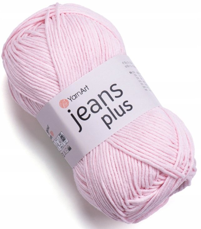 Włóczka YarnArt Jeans PLUS kolor 18 Róż