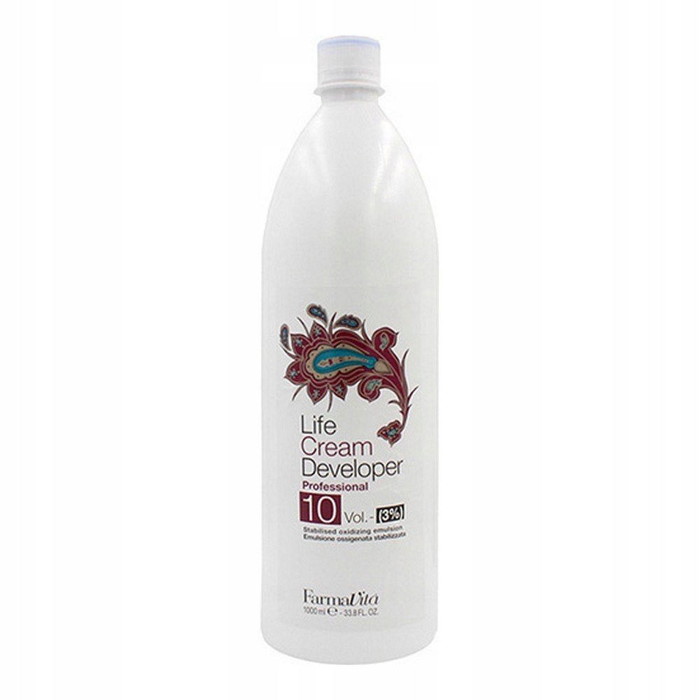 Utleniacz do włosów Farmavita 10 Vol - 3 % Life Cream Developer - 1000 ml