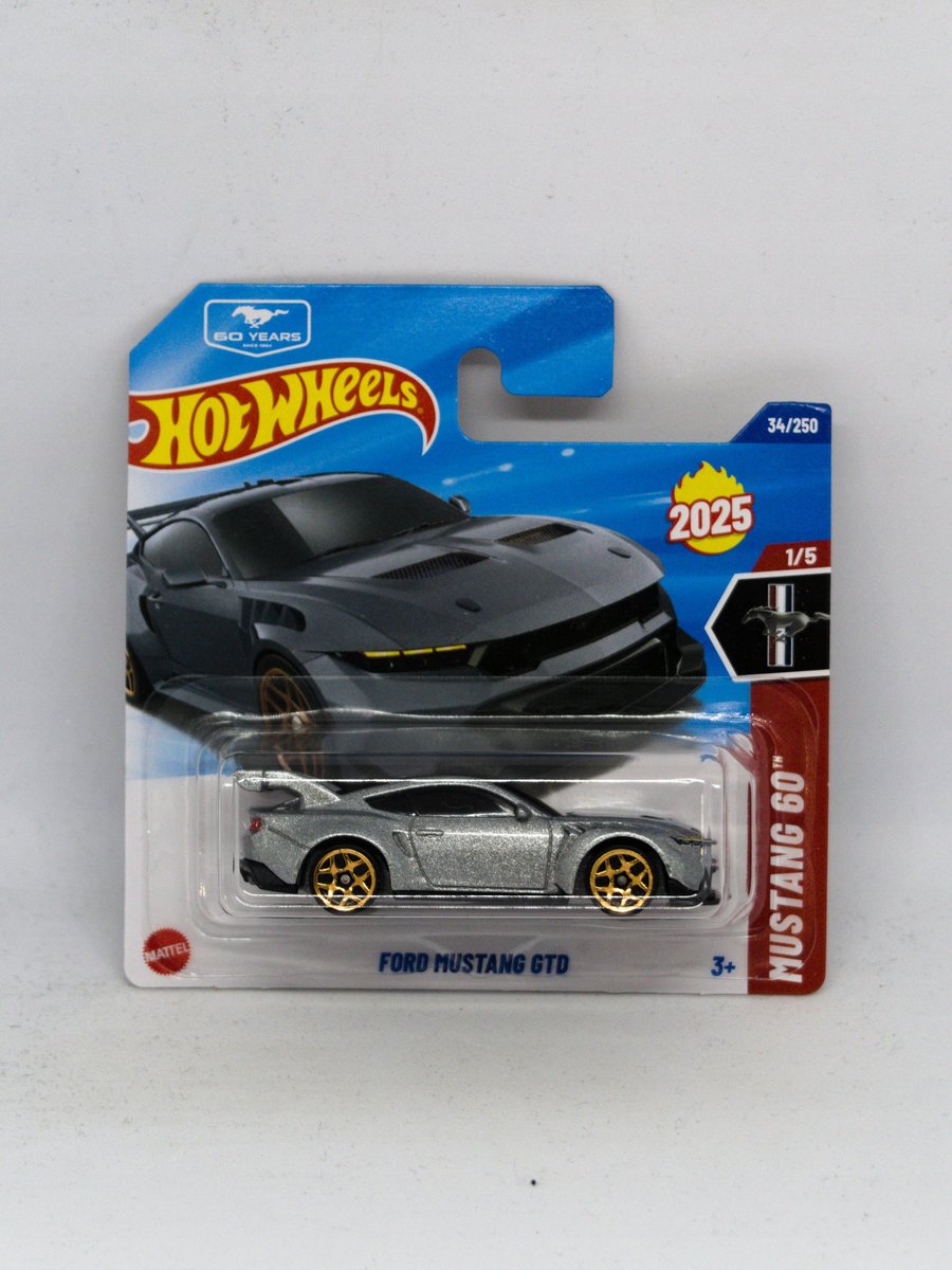HOT WHEELS Ford Mustang GTD Szary