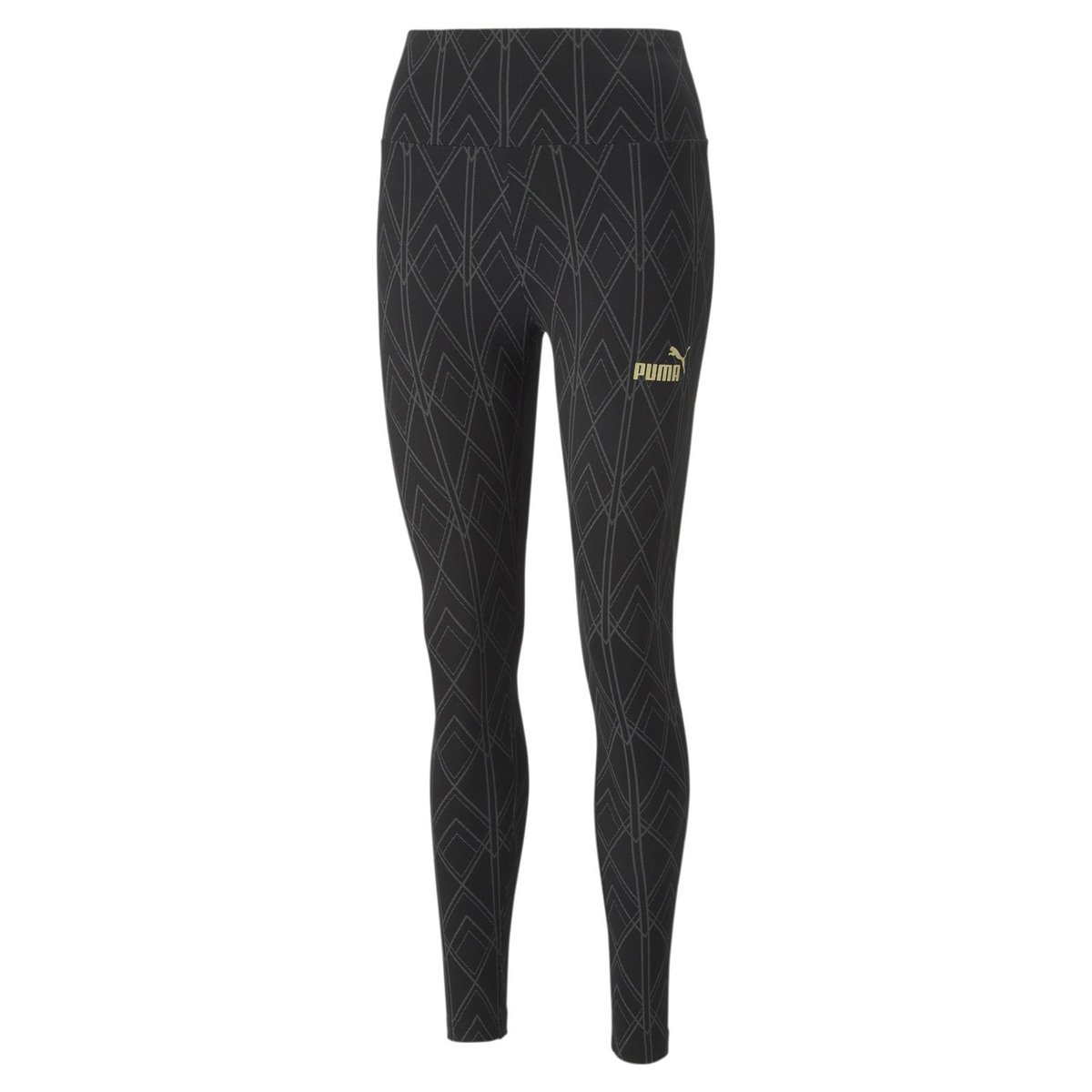 Legginsy damskie Puma Power Deco Glam czarne 67175901-S