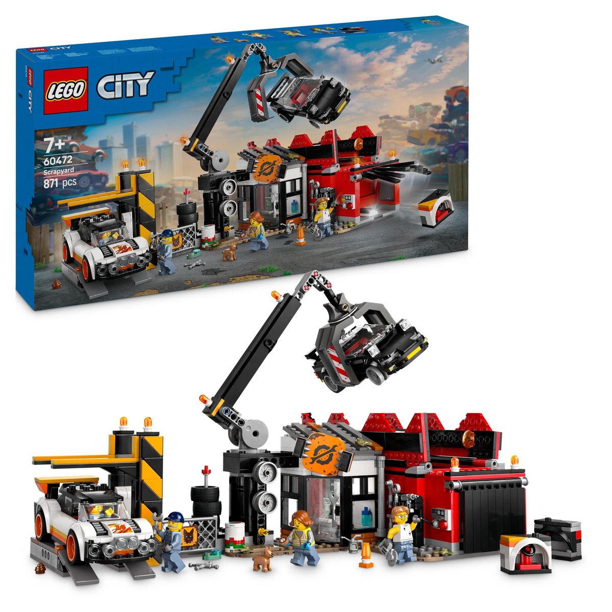 LEGO City - Samochody Auta Złomowisko z samochodami ZESTAW LEGO PREZENT DLA CHŁOPCA DZIECI