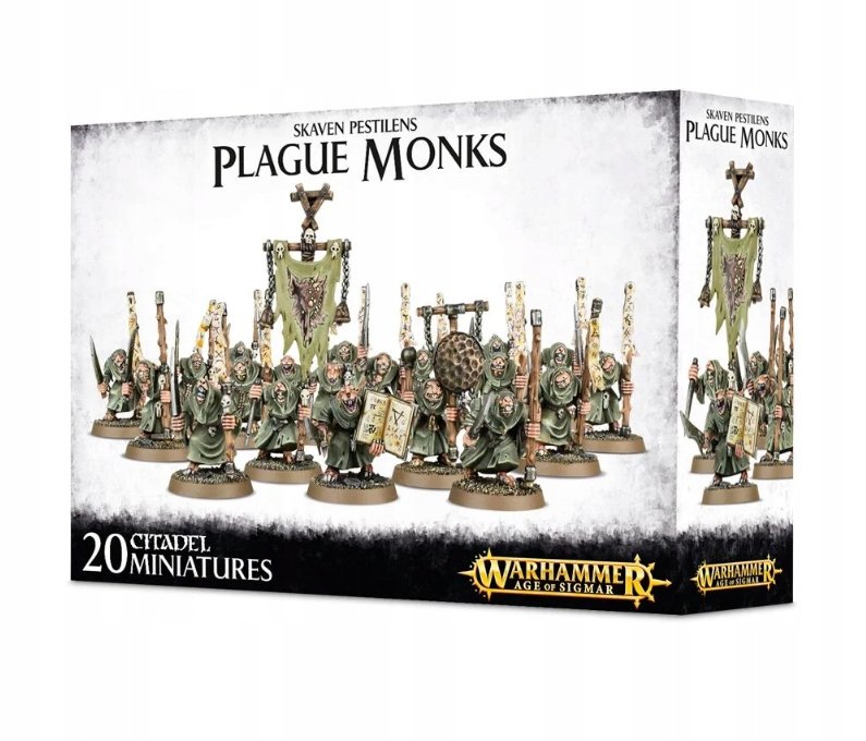 Zestaw do gry bitewnej Warhammer 40000 Skaven Pestilens Plague Monks