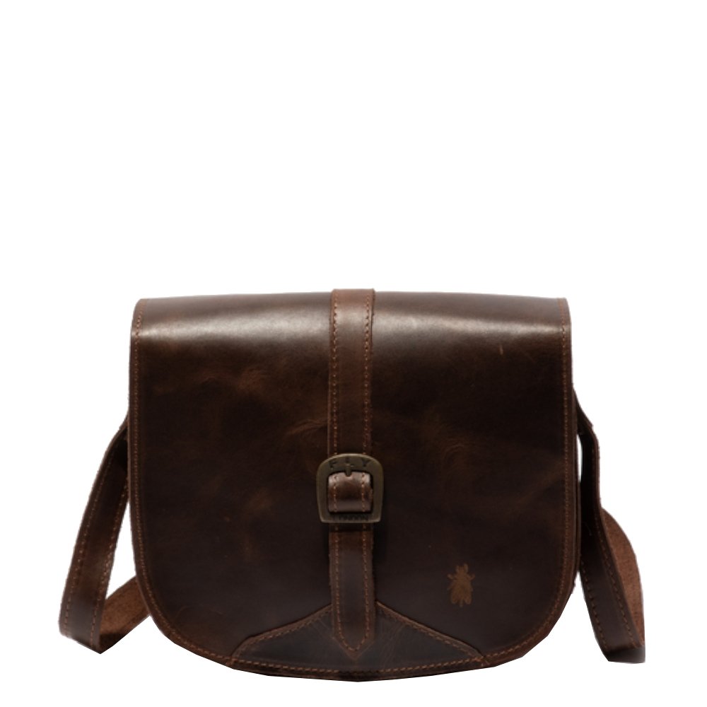 Torebka damska Fly London GLOU 751 skórzana brązowy P974751001