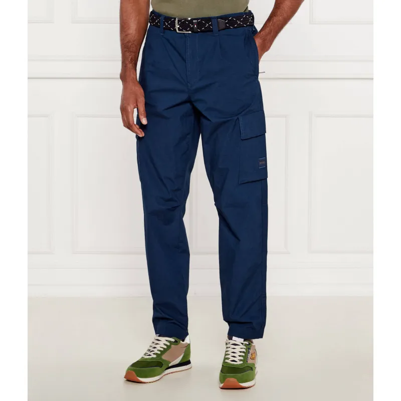 BOSS ORANGE Spodnie cargo Sisla Tapered fit