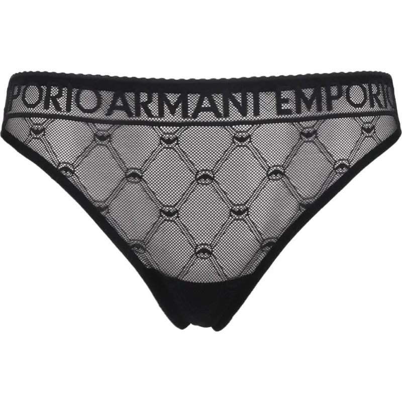 Emporio Armani Koronkowe hipstery