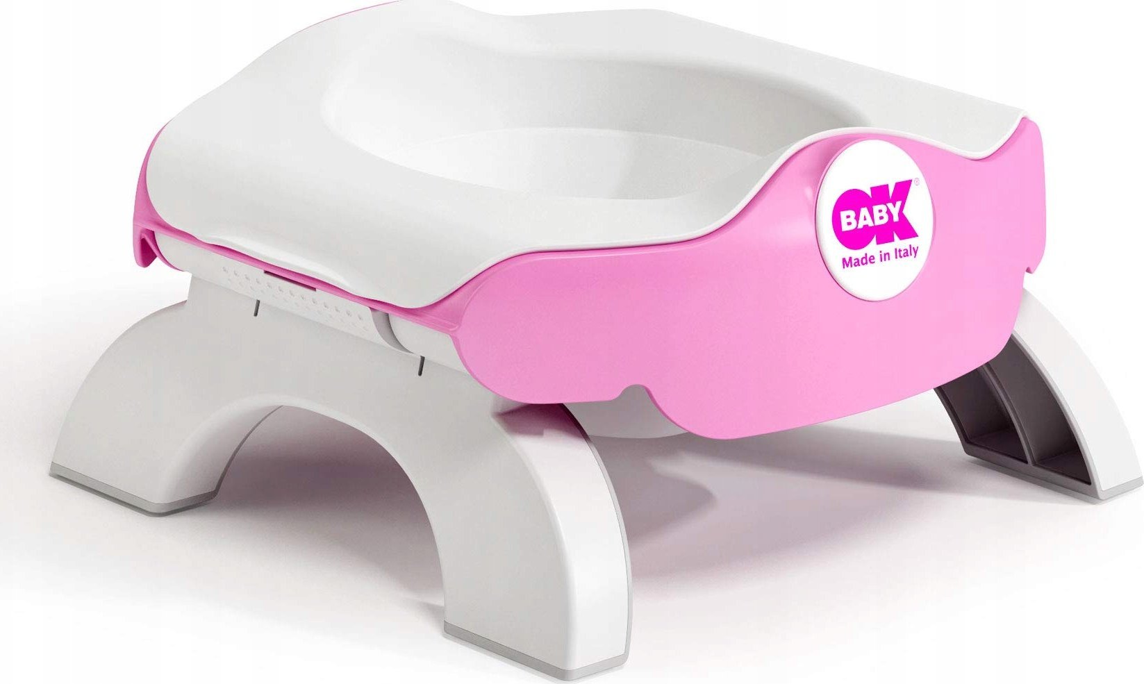 OkBaby Nocnik 3w1 biało-różowy 1030212-0196
