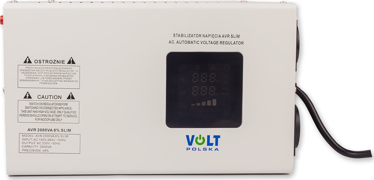 Volt Stabilizator napięcia Volt Polska AVR 2000VA Slim 5AVRZS2000