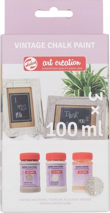 Talens Talens Art Creation Vintage Chalk set Blues 2 x 100 ml + crackle medium