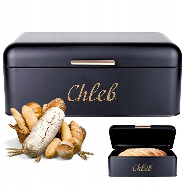 Chlebak Zestaw Pojemników Kawa Cukier Herbata Komplet Chlebak+pojemniki