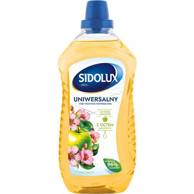 Płyn do mycia podłóg SIDOLUX Uniwersalny Rajskie Jabłko z Octem 1000 ml