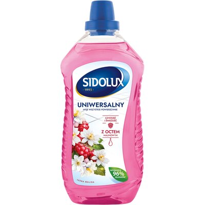 Płyn do mycia podłóg SIDOLUX Uniwersalny Malina z Octem 1000 ml