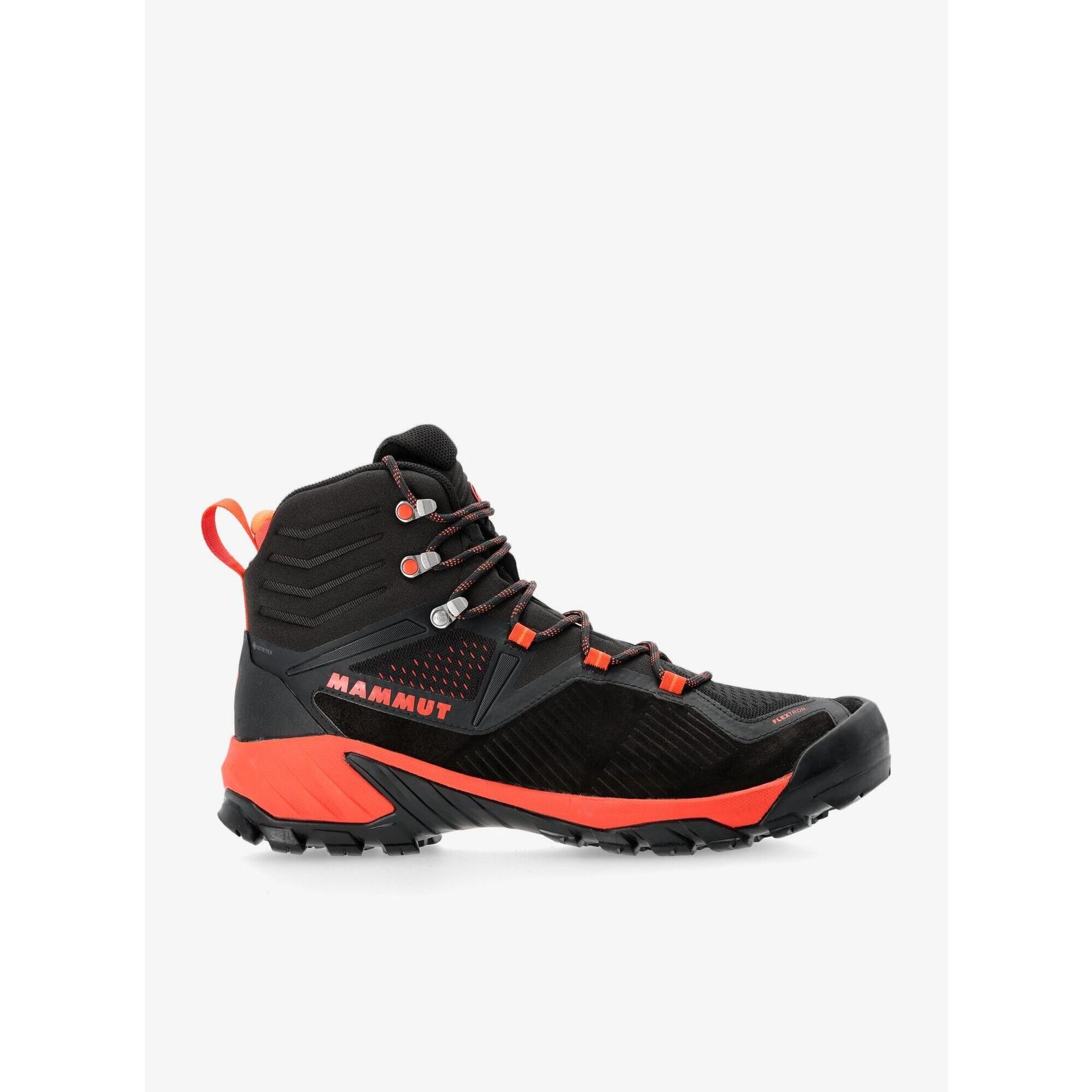 Mammut Sapuen High GTX® męskie buty trekkingowe, Black Hot Red, 44 2/3 EU