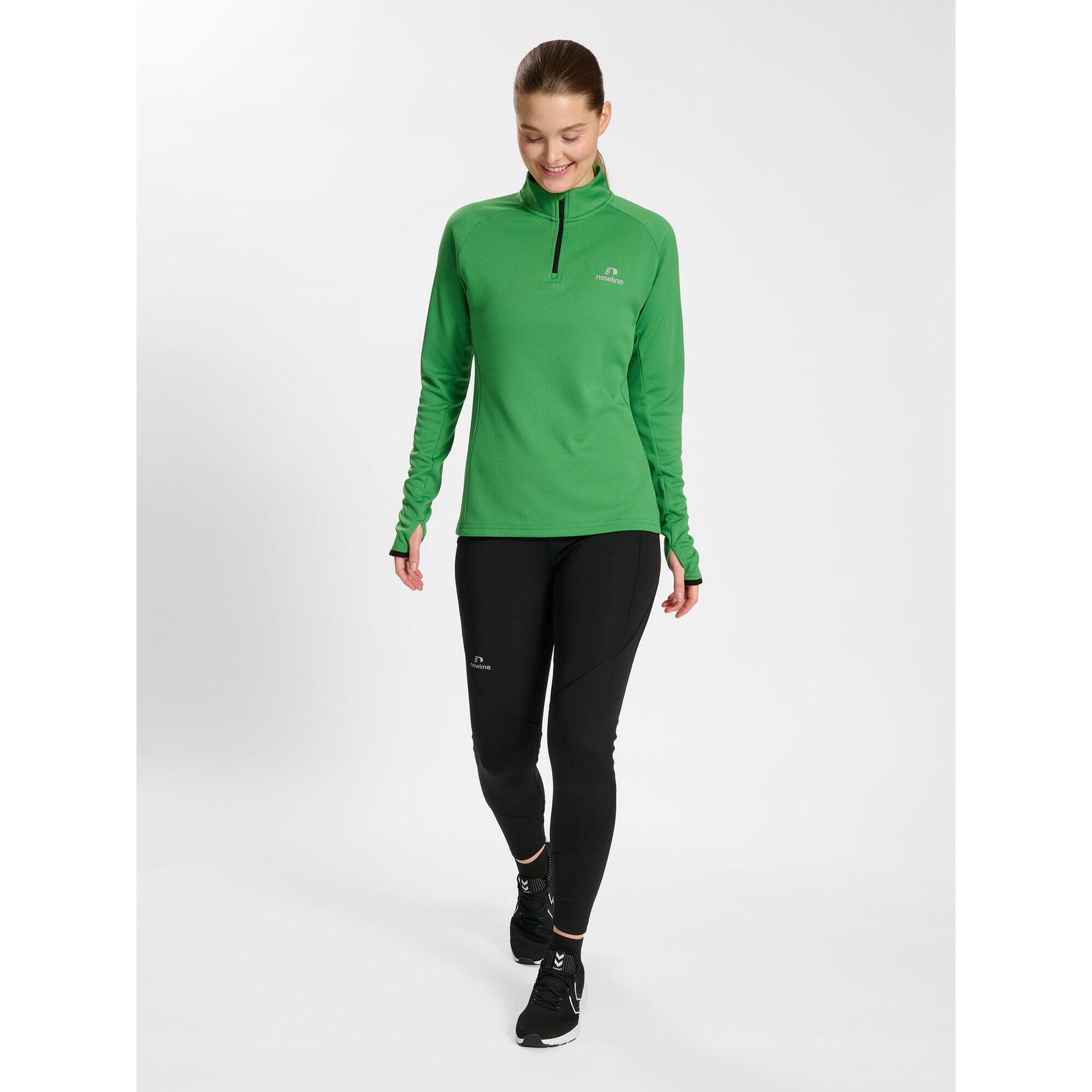 Bluza damska 1/2 zip z długim rękawem Newline Phoenix