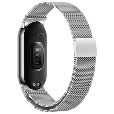 Pasek BELINE Magnetic do Mi Band 9/8 Srebrny