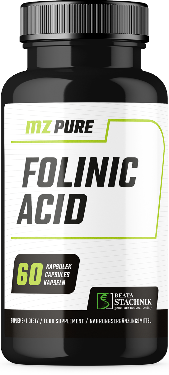 MZ PURE FOLINIC ACID KWAS FOLINOWY 60 KAPSUŁEK