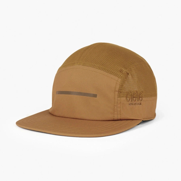 CIELE Czapka biegowa GOCap Comp Bars dark ochre