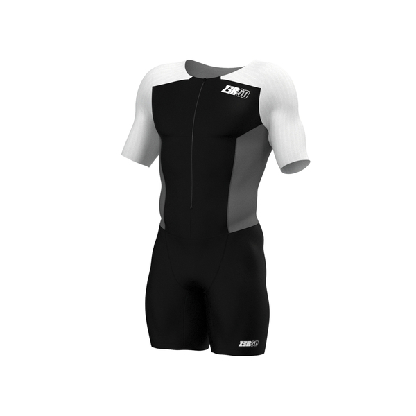 ZEROD strój triathlonowy ELITE TT SUIT black/white