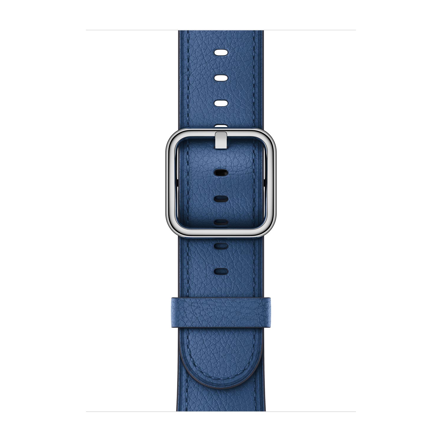 Apple Skórzany pasek z klamrą klasyczną w kolorze szafirowym do koperty 42mm / 44mm / 45mm / 46mm / 49mm - rozmiar M/L