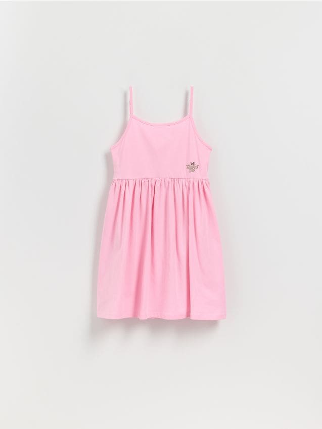 Reserved - Sukienka na ramiączkach - różowy