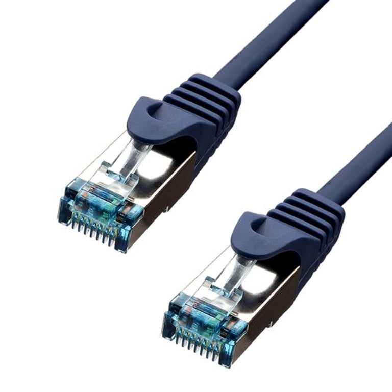 ProXtend 6ASFTP-005BL kabel sieciowy Niebieski 0,5 m Cat6a S/FTP (S-STP) 6ASFTP-005BL