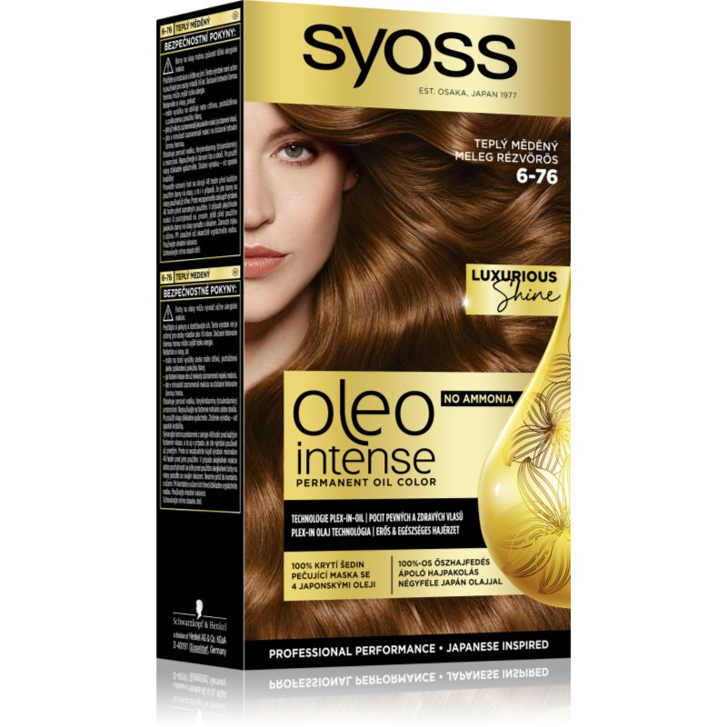 Syoss Oleo Intense 6-76 złocista miedź