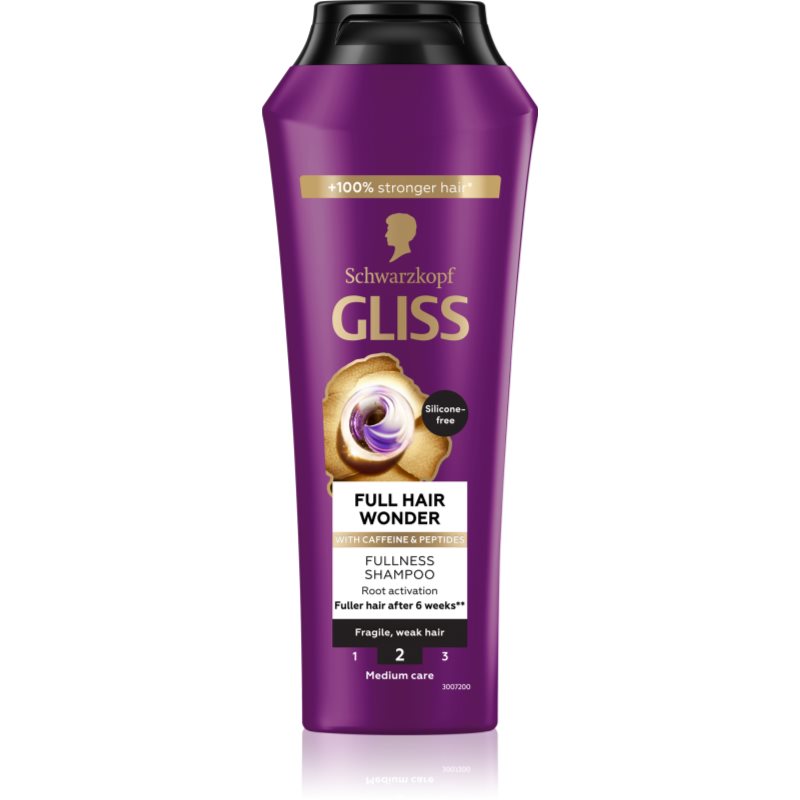 Schwarzkopf Gliss Full Hair Wonder szampon regenerujący włosy słabe 250 ml