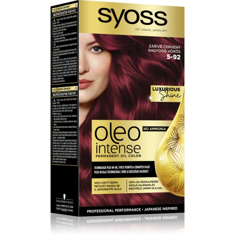 Syoss Oleo Intense 5-92 Intensywna czerwień