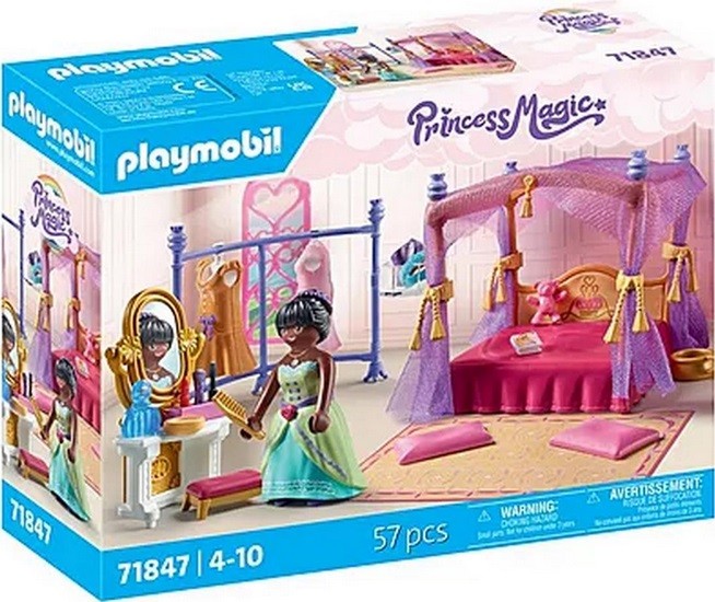 Playmobil Princess Magic 71847 Sypialnia księżniczek z garderobą
