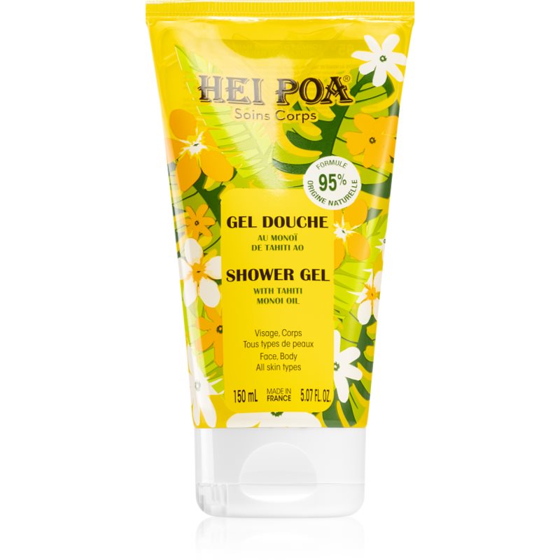 Hei Poa Tahiti Monoi Oil pielęgnacyjny żel pod prysznic do twarzy i ciała 150 ml