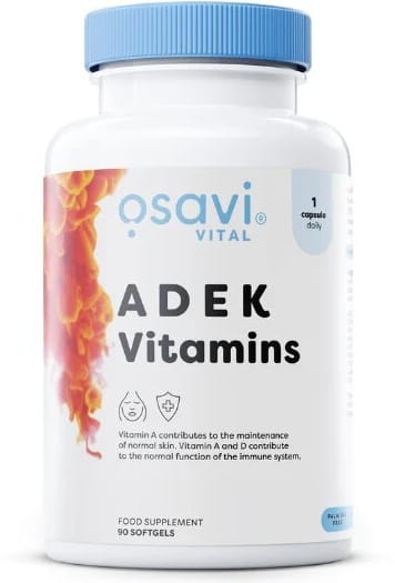 OSAVI WITAMINY ADEK 90 KAPSUŁEK