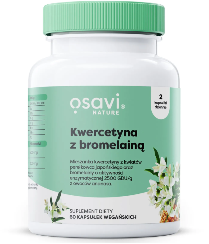 OSAVI KWERCETYNA Z BROMELAINĄ 60 KAPSUŁEK