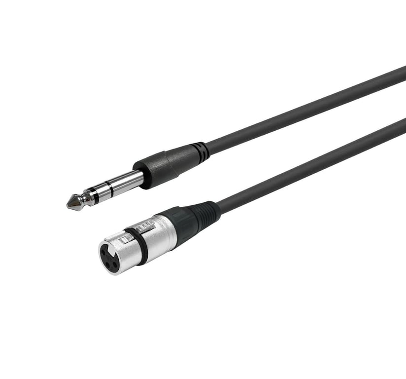 Vivolink PROAUDXLRFJACKS10 kabel audio 10 m XLR 6.35mm Czarny PROAUDXLRFJACKS10