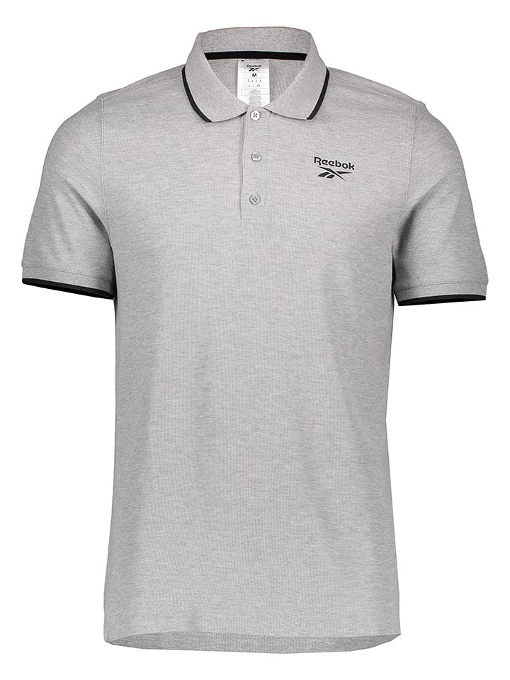 Reebok Koszulka polo w kolorze szarym