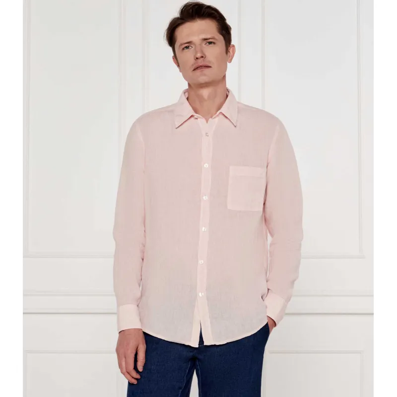 BOSS ORANGE Lniana koszula Relegant_6 | Regular Fit