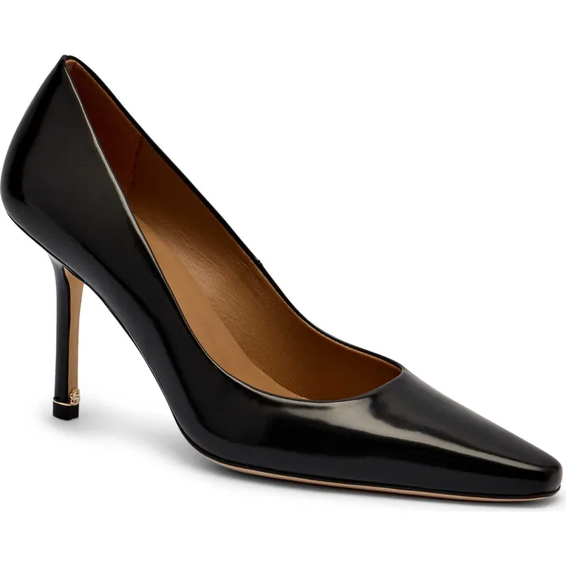 BOSS BLACK Skórzane szpilki Charlize_Pump90