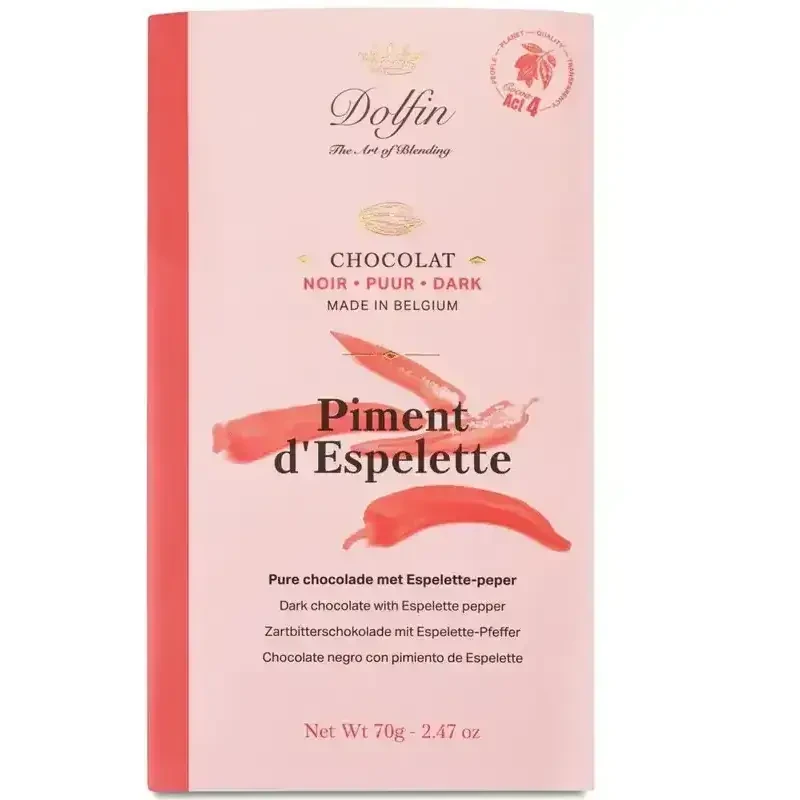 Czekolada Dolfin z papryką z Espelette 70g