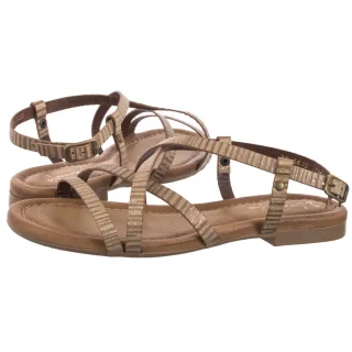 Sandały Beżowe/Złote 06635-04/00-0 (MA1225-c) Maciejka