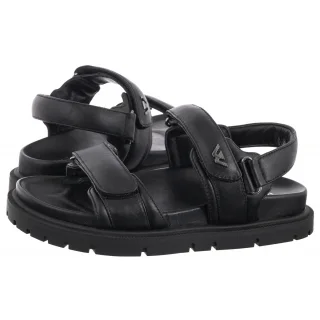 Sandały Czarne 76167-51 (WO281-a) Wojas