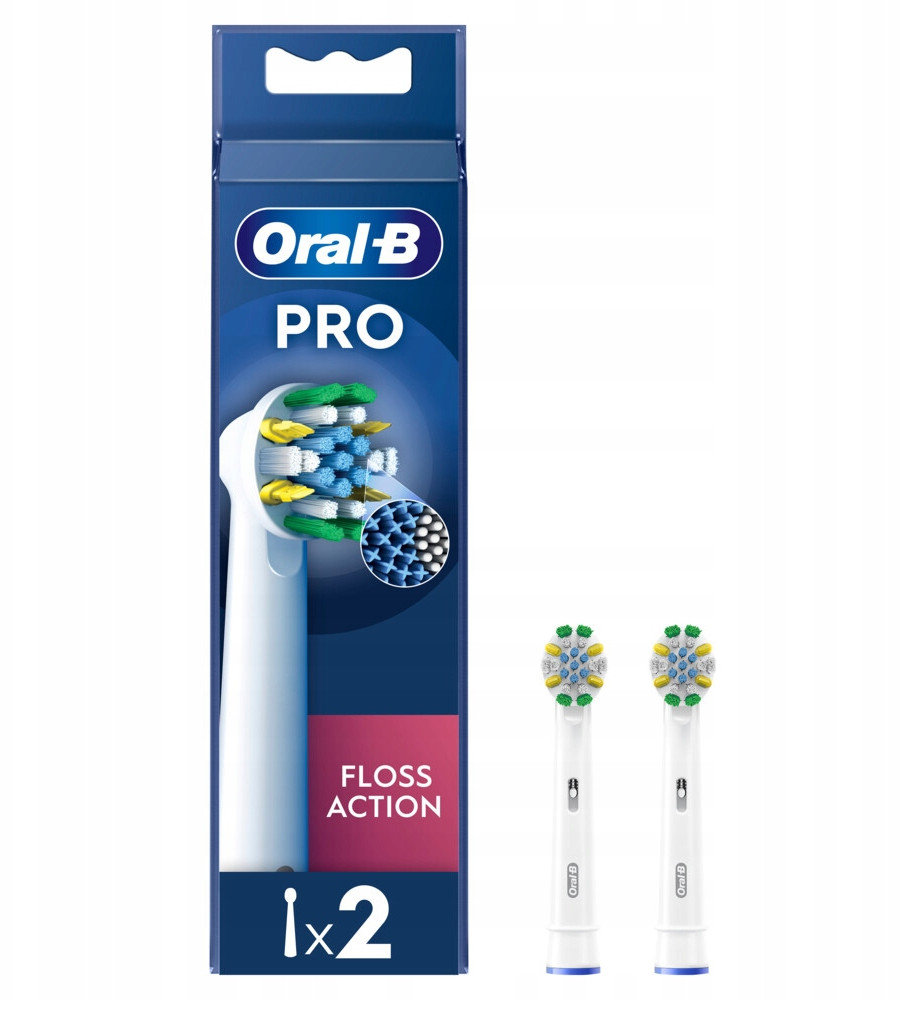 Wymienne główki szczoteczki Oral-B Pro Floss Action do szczoteczki elektrycznej, 2 szt.